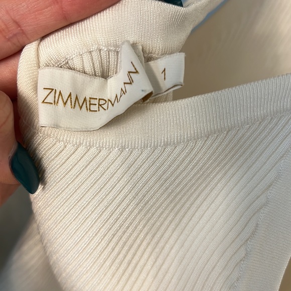 Zimmerman ivory sleeveless top - Picture 7 of 8